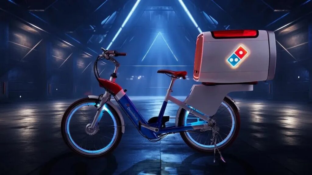 Dominos Pizzaofen E-Bike