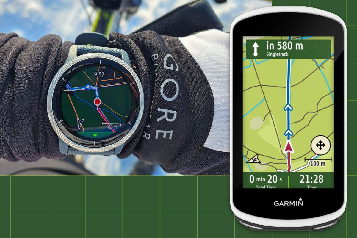 Kompatibel mit fast allen Garmin-Geräten: Native komoot Navigation auf Garmin